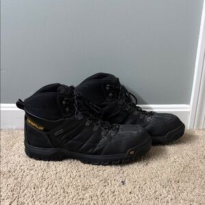 Men’s Size 13 Caterpillar Men's Black Steel Toe Boots